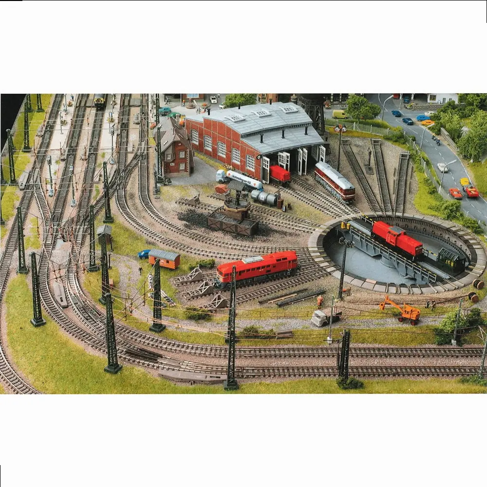 Aiguillage courbe à droite Fleischmann 9175 cœur plastique code 80 - N 1/160 - 4