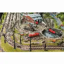 Aiguillage courbe à droite Fleischmann 9175 cœur plastique code 80 - N 1/160 - 4