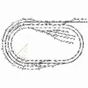 Rail courbe rayon 438 mm 11,25° Peco ST227 - HO : 1/87 - Code 100 - 3