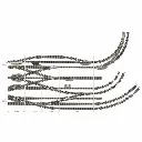 Aiguillage à droite Fleischmann 9171 cœur plastique code 80 - N 1/160 - 2