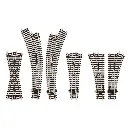 Aiguillage symétrique 168 mm 22,5° Peco ST247 Rayon 859,6 mm - HO : 1/87 - Code 100 - 2