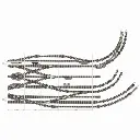 Rail courbe ballasté rayon R3 396,4 mm 30° Fleischmann 9130 - N : 1/160 - Code 80 - 2