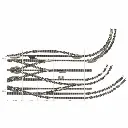 Aiguillage à gauche 111mm & 15° Fleischmann 9178 cœur métal code 80 - N 1/160 - 3