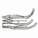 Aiguillage à droite 111mm & 15° Fleischmann 9179 cœur métal code 80 - N 1/160 - 3