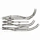 Croisement à gauche 111mm & 15° Fleischmann 9162 Insulfrog code 80 - N 1/160 - 2