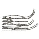 Traversée Jonction Double TJD à gauche 111mm & 15° Fleischmann 9184 code 80 - N 1/160 - 2