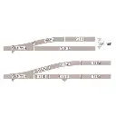 Aiguillage à gauche 111mm & 15° Fleischmann 9178 cœur métal code 80 - N 1/160 - 4