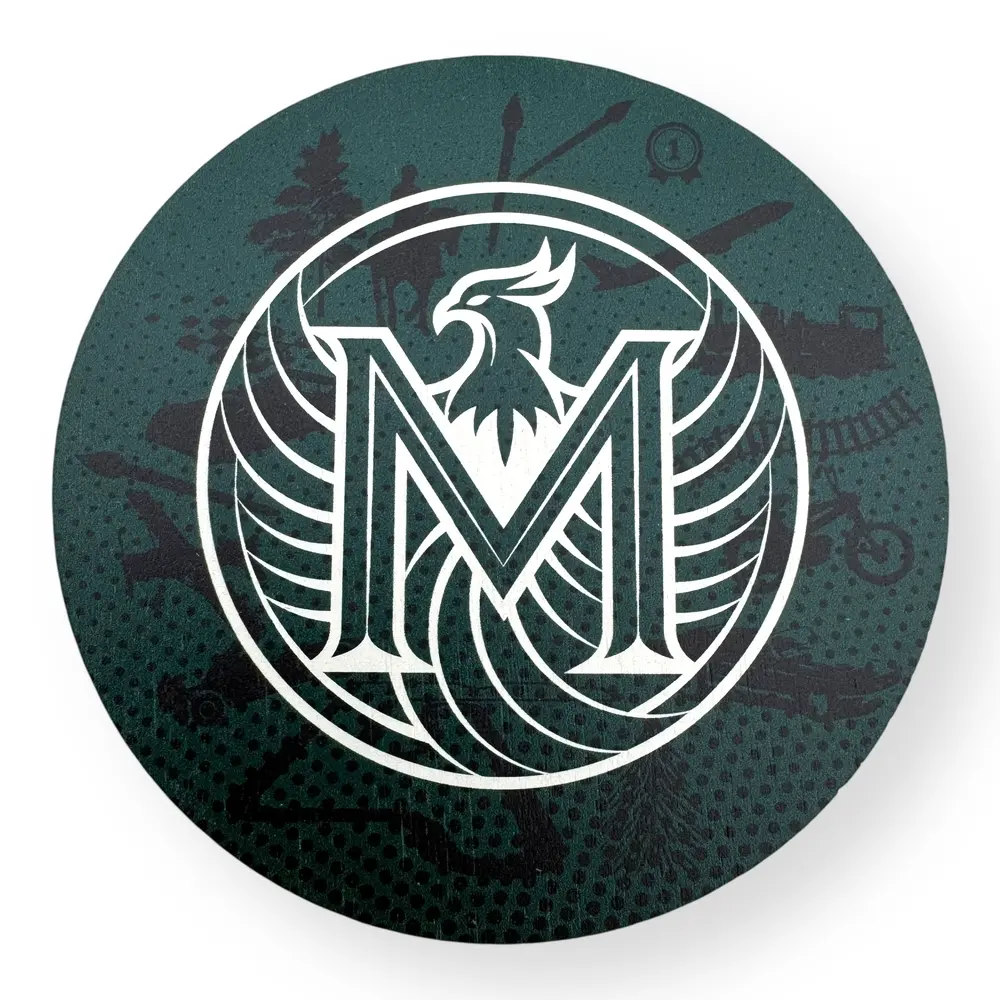 Dessous de verre Jura Modélisme by World Modélisme "Du bois du Jura pour soutenir votre passion. Et votre verre !" - 2