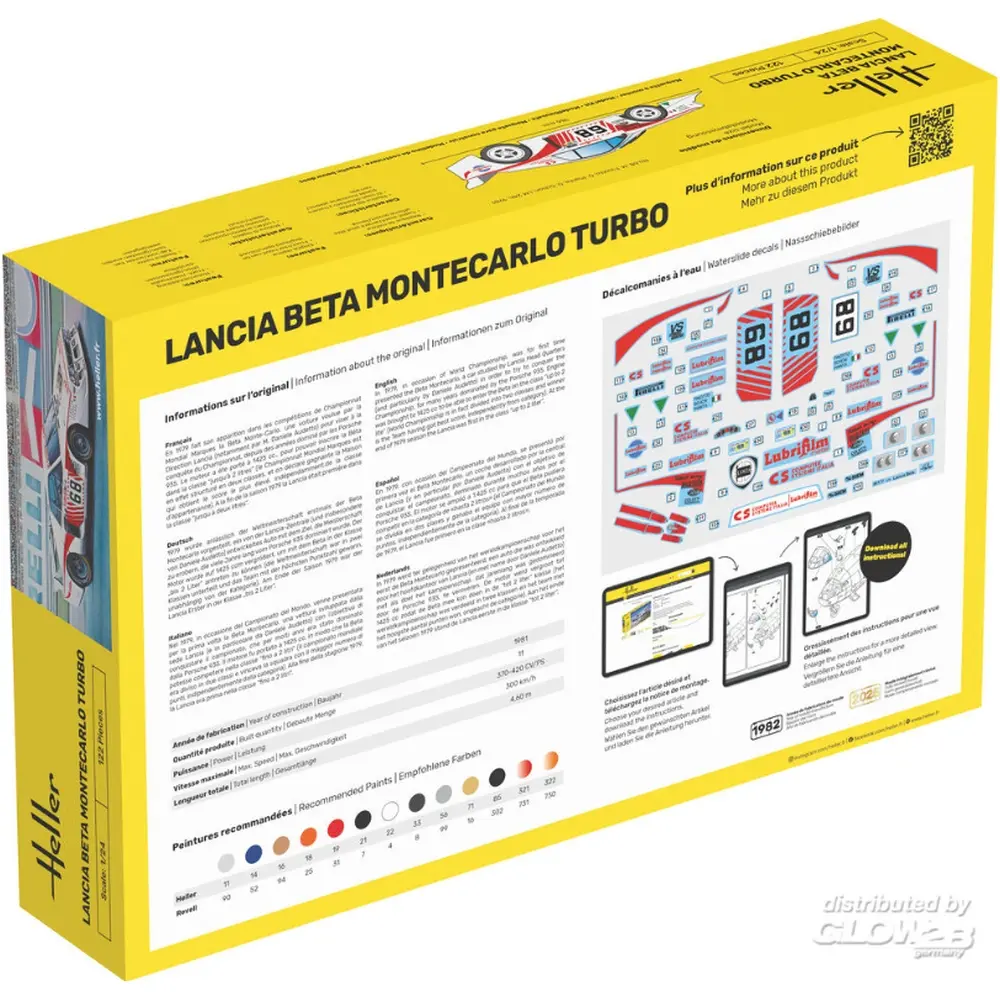 Lancia Beta Montecarlo Turbo - Heller 80741 - 1/24 - 2
