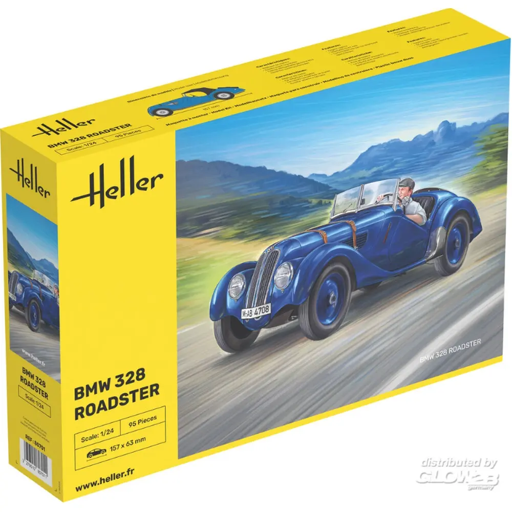 BMW 328 Roadster - Heller 80701 - 1/24 - 2