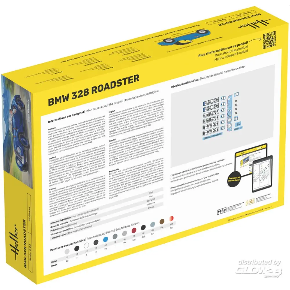 BMW 328 Roadster - Heller 80701 - 1/24 - 3