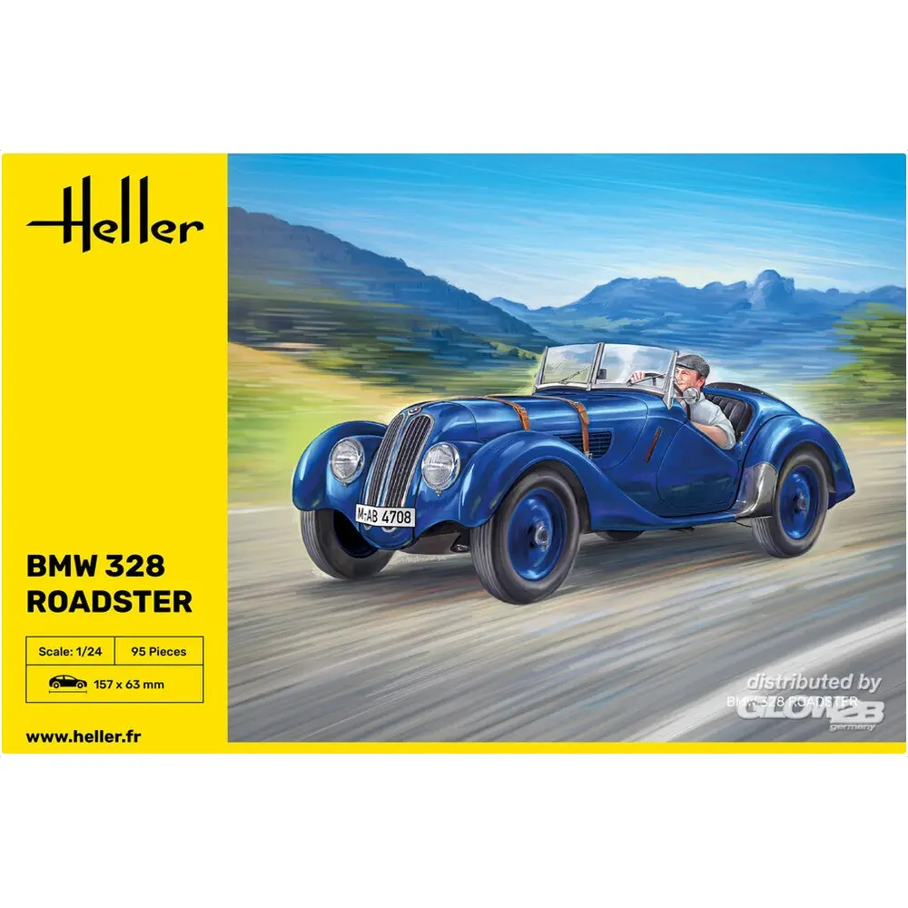 BMW 328 Roadster - Heller 80701 - 1/24 - 4