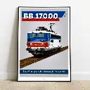 Poster Locomotive BB 17000 - A2 42.0 x 59.4 cm - 800 tonnes 8TBB17000 - 2