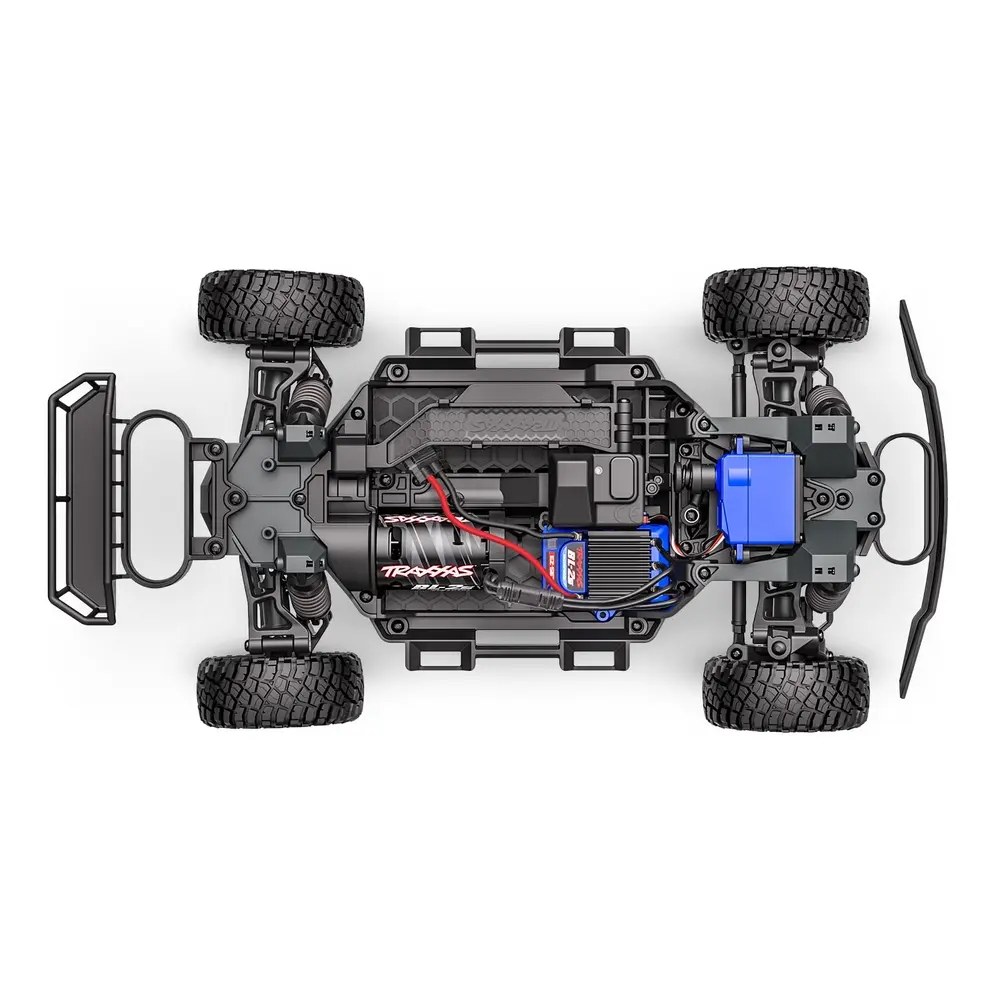 Mini Slash 4x4 BL-2S RTR (accu/chargeur) - Traxxas 108164-1-PINK - 1/14 - 8