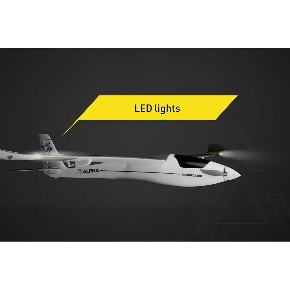 Planeur Alpha 1500V2 RTF Black - Kavan 02.8076MA - 7