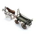Chariot à foin d'Europe du Nord + figurine - Artitec 387.599 - HO 1/87  - 4