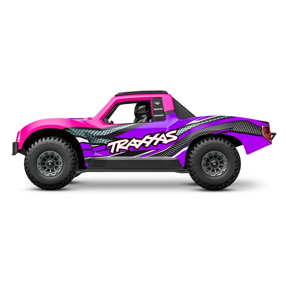 Mini Slash 4x4 BL-2S RTR (accu/chargeur) - Traxxas 108164-1-PINK - 1/14 - 4