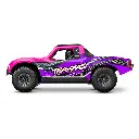 Mini Slash 4x4 BL-2S RTR (accu/chargeur) - Traxxas 108164-1-PINK - 1/14 - 4