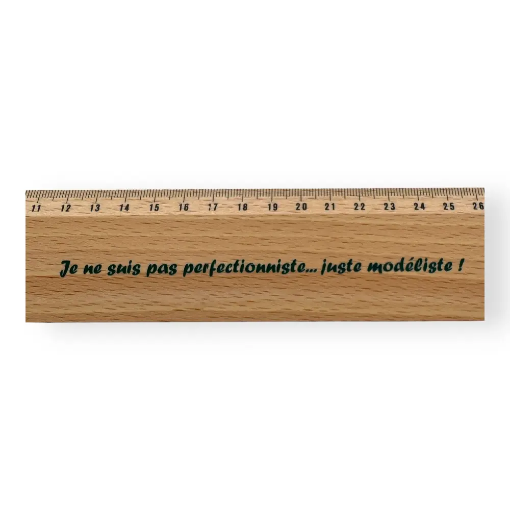 Règle 30 cm Jura Modélisme by World Modélisme "Je ne suis pas perfectionniste... juste modéliste !"  - 4
