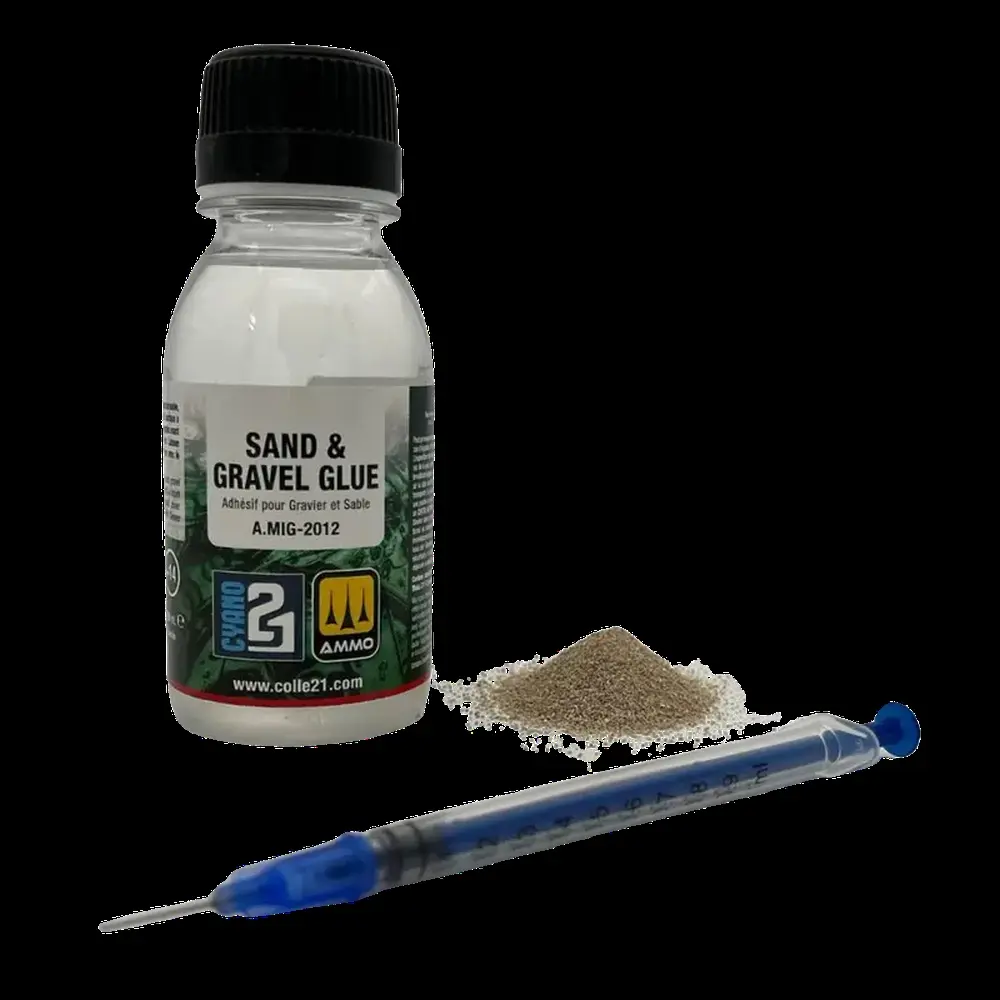 Ensemble de gravier + colle pour sable & gravier - Colle21 00021 - 7