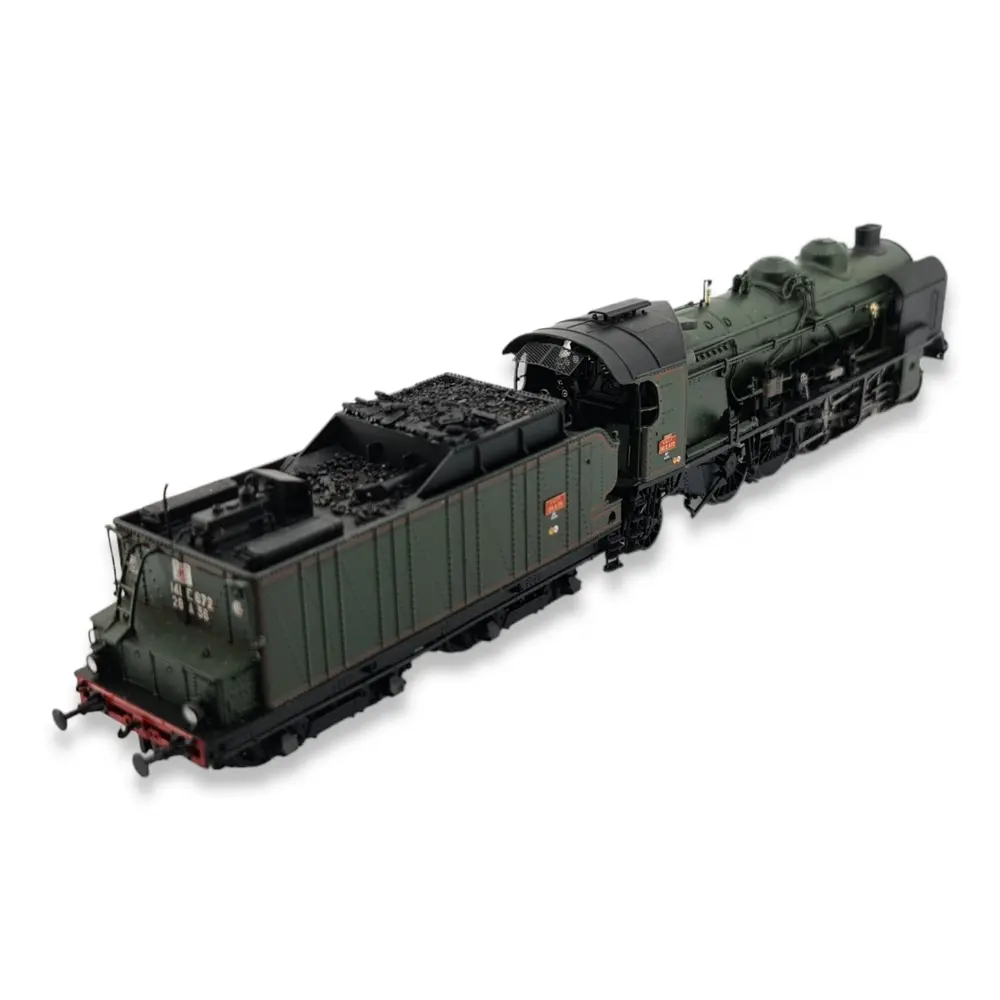 Locomotive à vapeur 141 E 672 - Ree Modèles MB052 - HO 1/87 - SNCF - Ep III - Analogique - 2R - 2