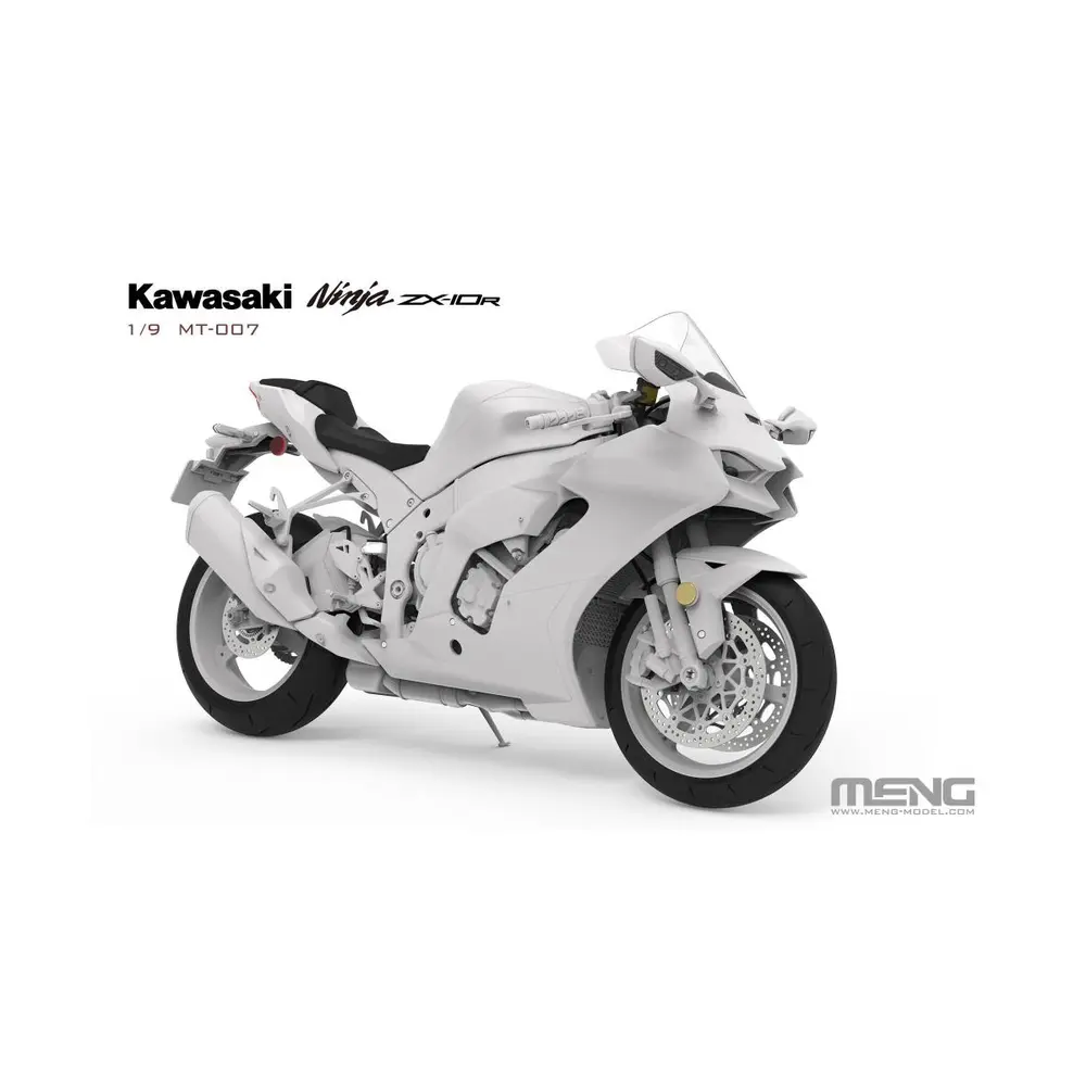 Moto KAWASAKI NINJA ZX-10R - Meng MT-007 - 1/9 - 2