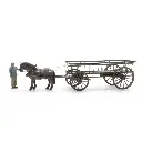 Traditionnelle charrette + figurine - Artitec 387.598 - HO 1/87 - 6