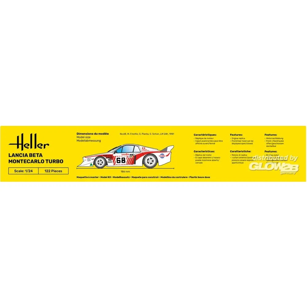 Lancia Beta Montecarlo Turbo - Heller 80741 - 1/24 - 5