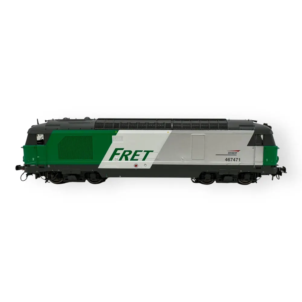 Locomotive diesel BB 67471 Fret - Ree Modèles MB241S - HO 1/87 - SNCF - Ep V - Digital sound fumigène - 2R - 3