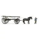 Traditionnelle charrette + figurine - Artitec 387.598 - HO 1/87 - 9