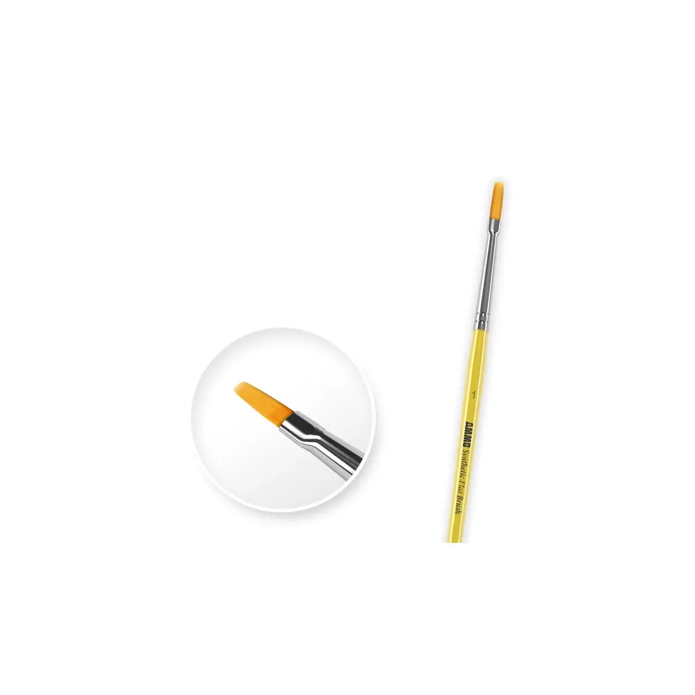 6 pinceaux de modelage de base - Ammo 4601151 - Échelle universelle - 5