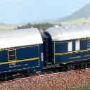 Coffret de 2 voitures-lits - Acme 55278 - HO 1/87 - CIWL/FS - Ep IV - 2R - 4