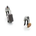 Porteurs avec bagages - Artitec 5160004 - N 1/160 - 2