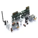 Intérieur du poste d'aiguillage avec leviers - Artitec 10.414 - HO 1/87  - 3