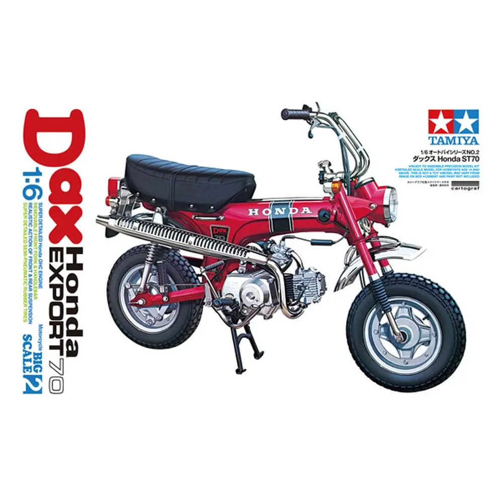 Moto Honda Dax - Tamiya 16002 - 1/6 - 2