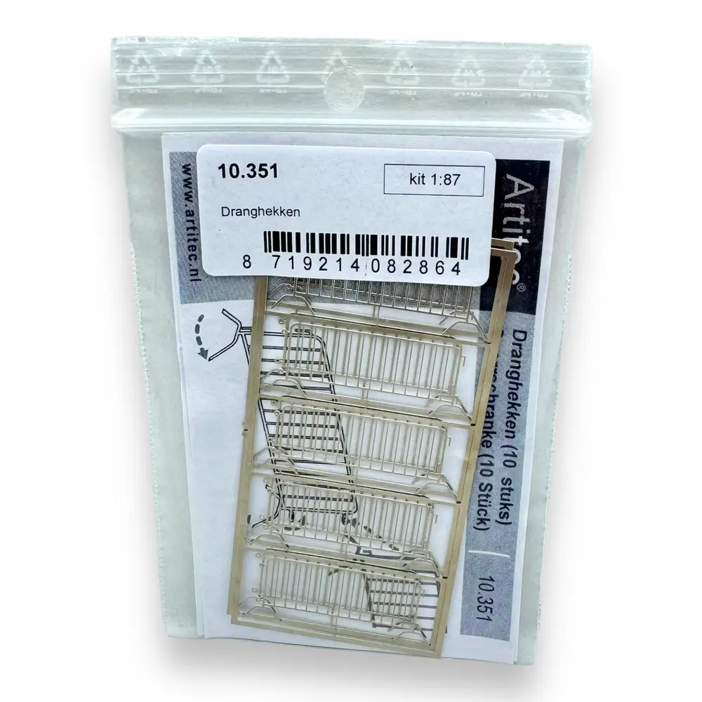 Barrières de ville en tube - Artitec 10.351 - HO 1/87 - 2