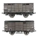 Set 2 Wagons primeurs ex-10T Type 2 & 3 REE Modèles WB743 - HO 1-87 - PLM - EP III - 3.webp