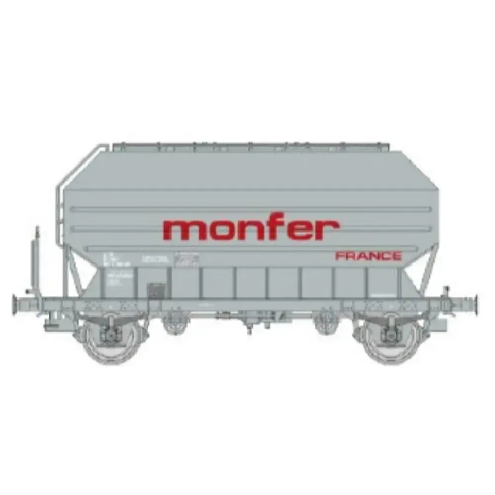 [REWB897] Wagon céréalier FRANGECO « MONFER » - REE WB897 - SNCF - HO 1-87 - EP IV-V.webp