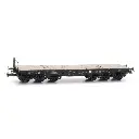 Wagon plat Ssyms46 Cologne 60435 - Artitec 20.320.18 - HO 1/87 - DRB - EP II - 2R