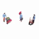 Trois porteurs de bagages - Régions et compagnies GAR076 - HO 1/87