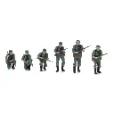Infanterie de la Wehrmacht en patrouille - 6 personnages - ARTITEC 5720001 - 1/72