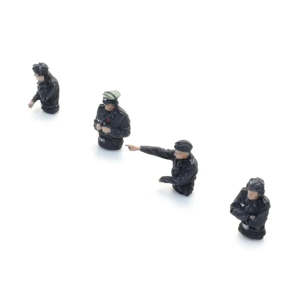 Équipage de char de la Wehrmacht dans un char - ARTITEC 7720010 - 1/72