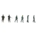 Prisonniers de guerre de la Wehrmacht & gardes para britanniques - 6 personnages - ARTITEC 5720008 - 1/72