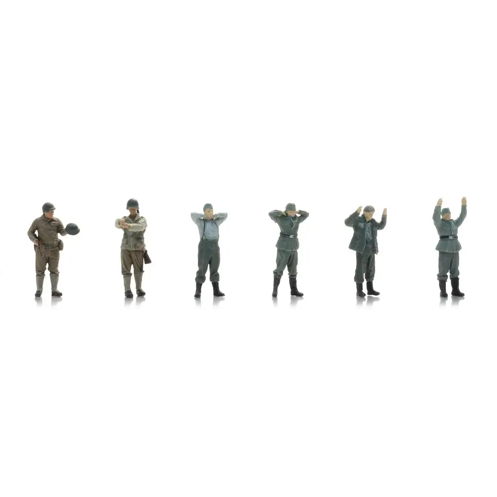Prisonniers de Guerre de la Wehrmacht + Gardes de l'armée Américaine - Artitec 5720012 - 1/72