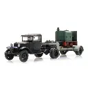 Semi-remorque Ford AA avec locomotive Deutz - ARTITEC 387.556 - HO 1/127