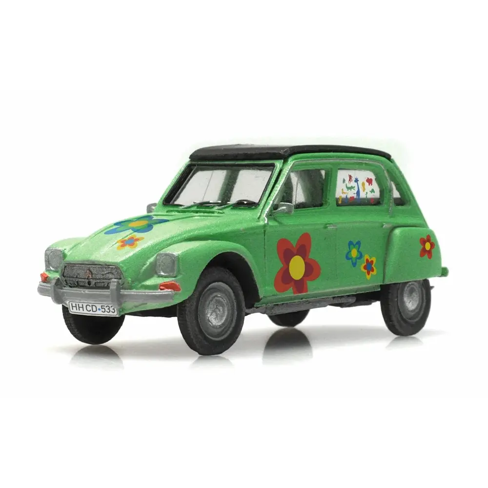 Citroën Dyane Flower Power - ARTITEC 387.666 - HO 1/87