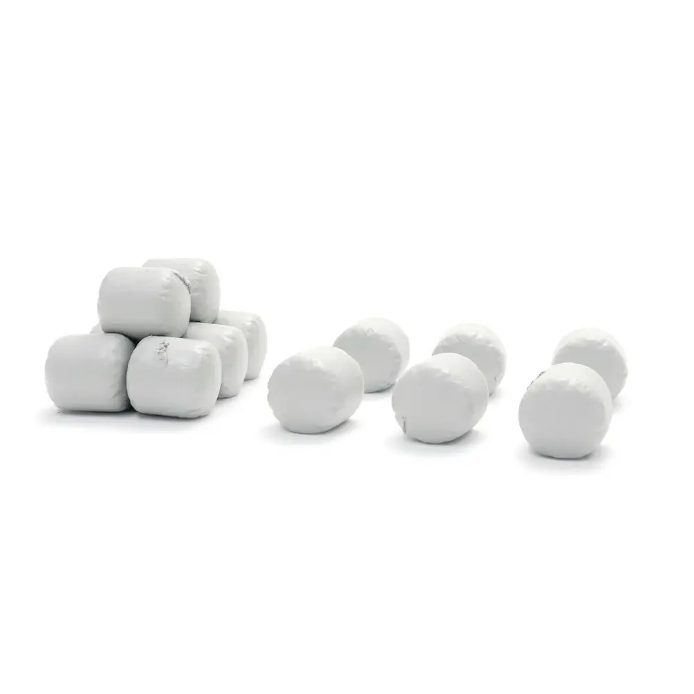 Balles d'ensilage blanches - Artitec 387.656 - HO 1/87