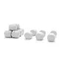 Balles d'ensilage blanches - Artitec 387.656 - HO 1/87