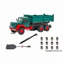 Coffret de démarrage de base CarMotion, camion-benne MAGIRUS DEUTZ à 3 essieux, vert - Viessmann 8002 - HO 1/87