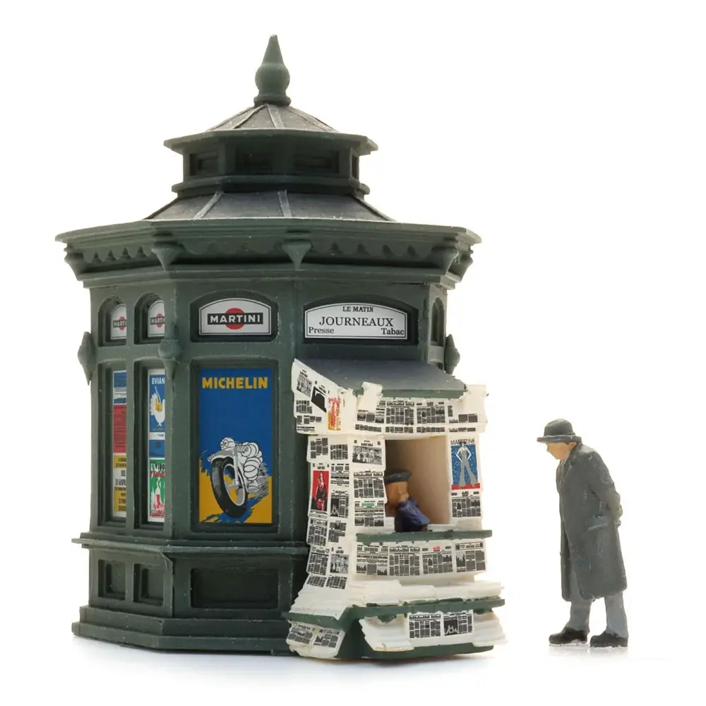 Kiosque à journaux français - Artitec 387.677 - HO 1/87